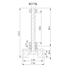 Wibroizolator W45 M10x100