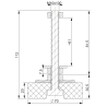 copy of Wibroizolator W70 M10x100